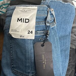 Cate mid rise ankle skinny rag and bone jeans